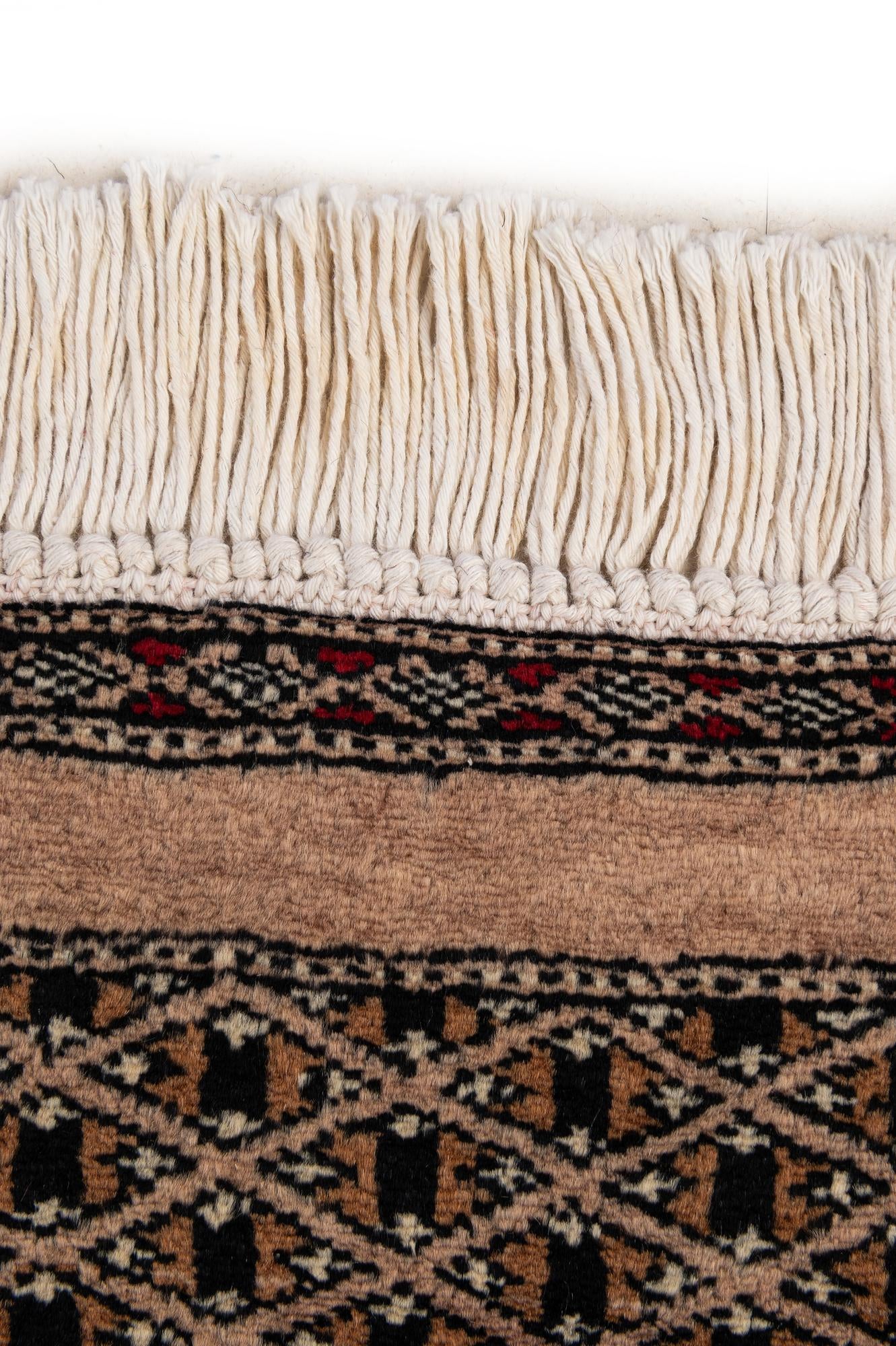 4' 2 x 5' 10 Hand Knotted Bokhara Wool Rug