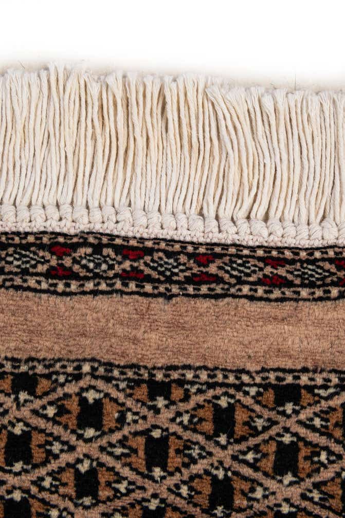 4' 2 x 5' 10 Hand Knotted Bokhara Wool Rug
