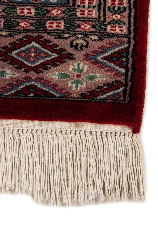 4' 2 x 5' 7 Hand Knotted Bokhara Oriental Wool Rug