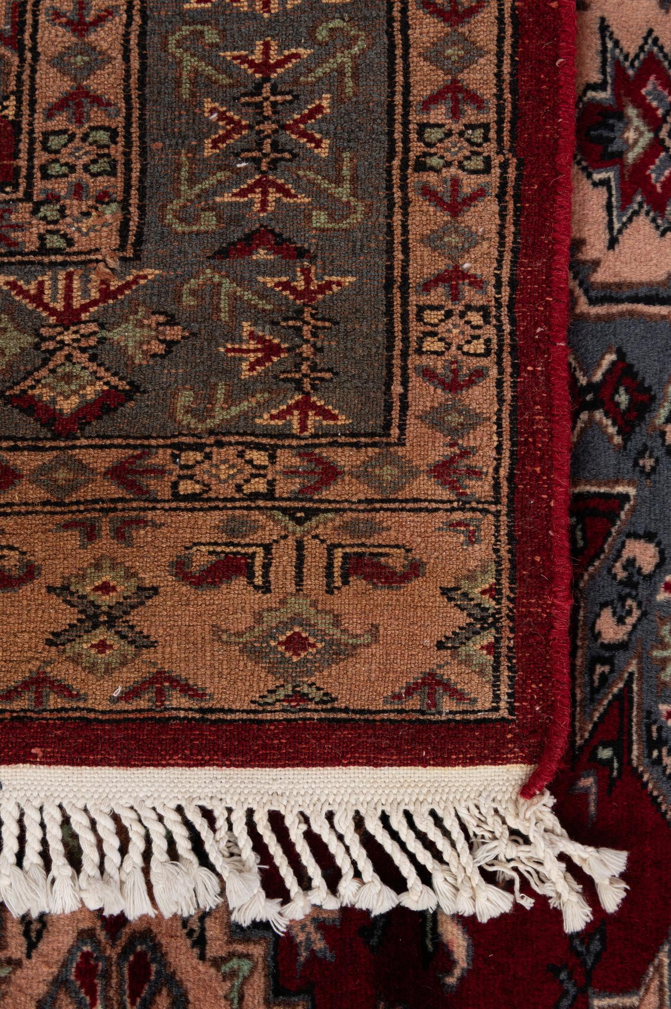 4' 2 x 6' Hand Knotted Bokhara Oriental Wool Rug