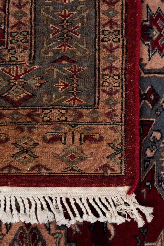 4' 2 x 6' Hand Knotted Bokhara Oriental Wool Rug