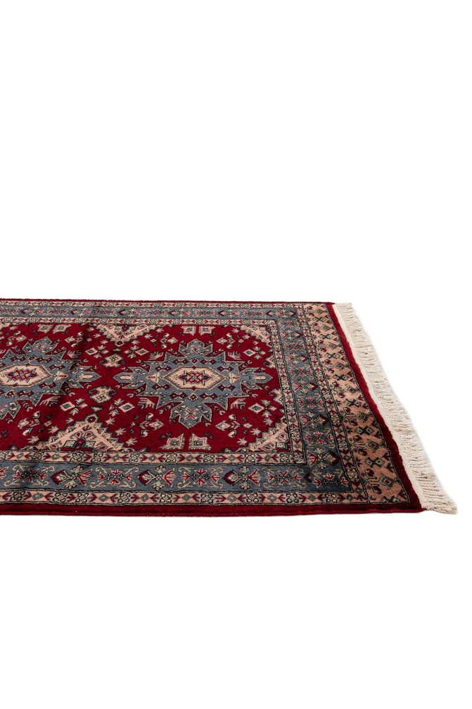 4' 2 x 6' Hand Knotted Bokhara Oriental Wool Rug
