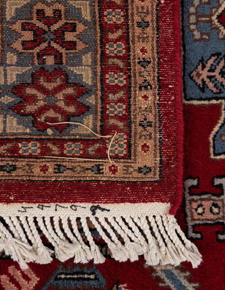 Detail image of 4' 3 x 6'  Hand Knotted Bokhara Oriental Wool Rug