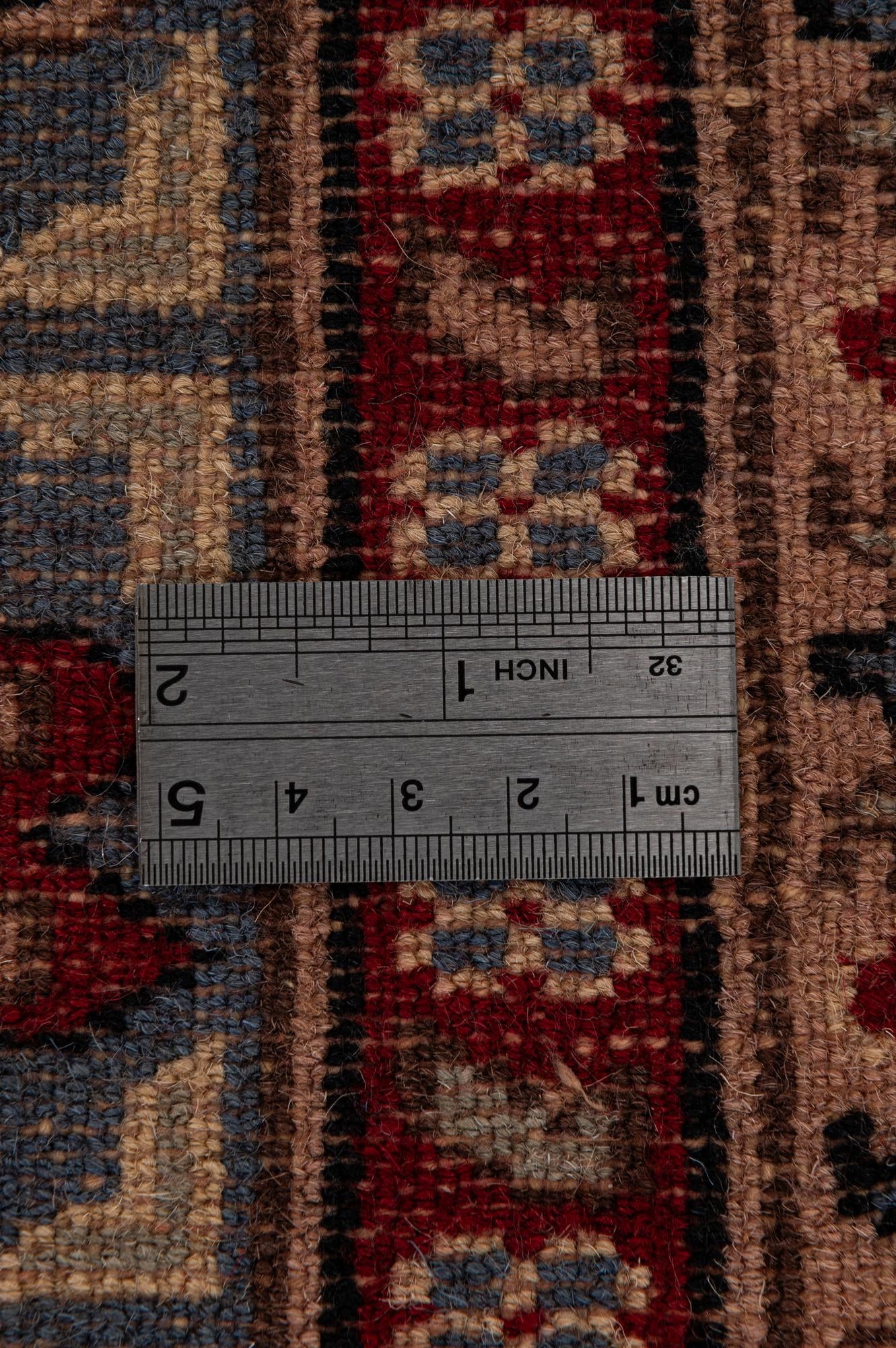 4' 3 x 6' Hand Knotted Bokhara Oriental Wool Rug