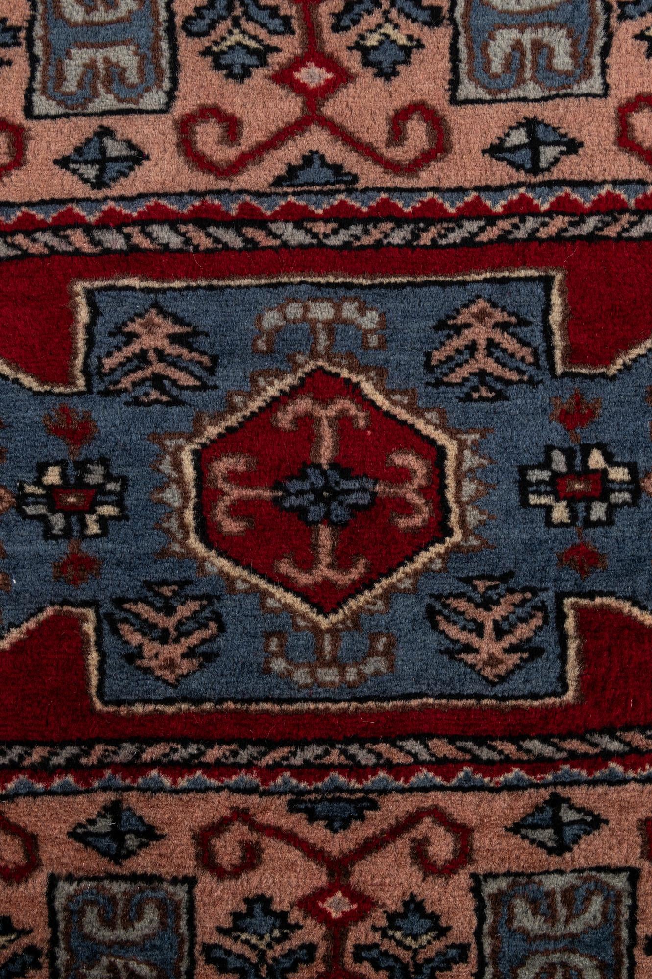 4' 3 x 6' Hand Knotted Bokhara Oriental Wool Rug