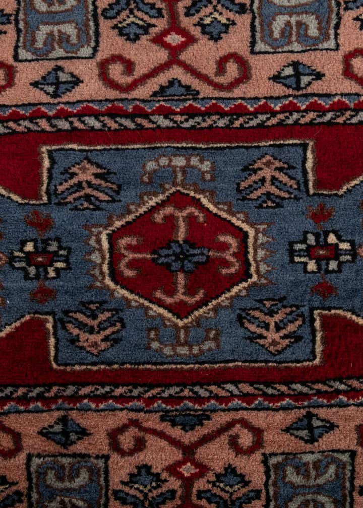 4' 3 x 6' Hand Knotted Bokhara Oriental Wool Rug
