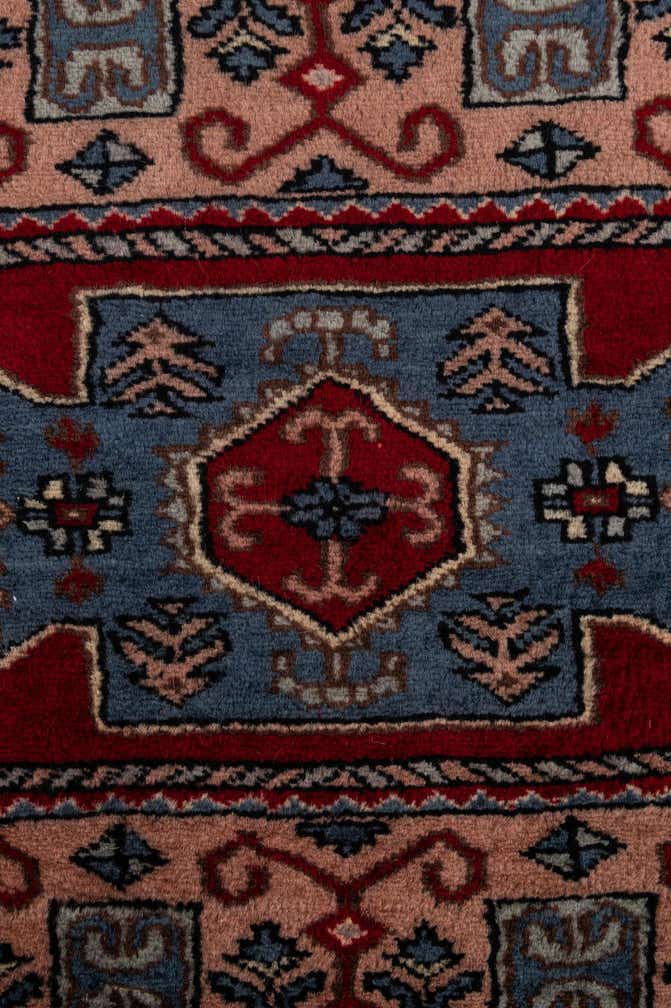 4' 3 x 6' Hand Knotted Bokhara Oriental Wool Rug