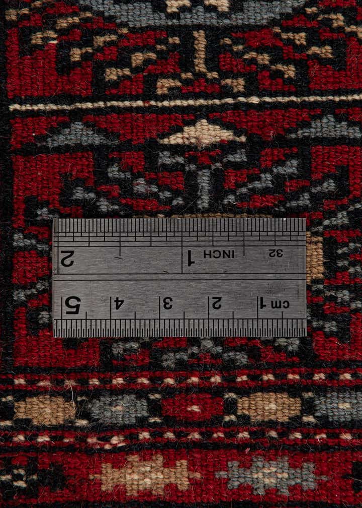 4' 4 x 5' 11 Hand Knotted Bokhara Oriental Wool Rug