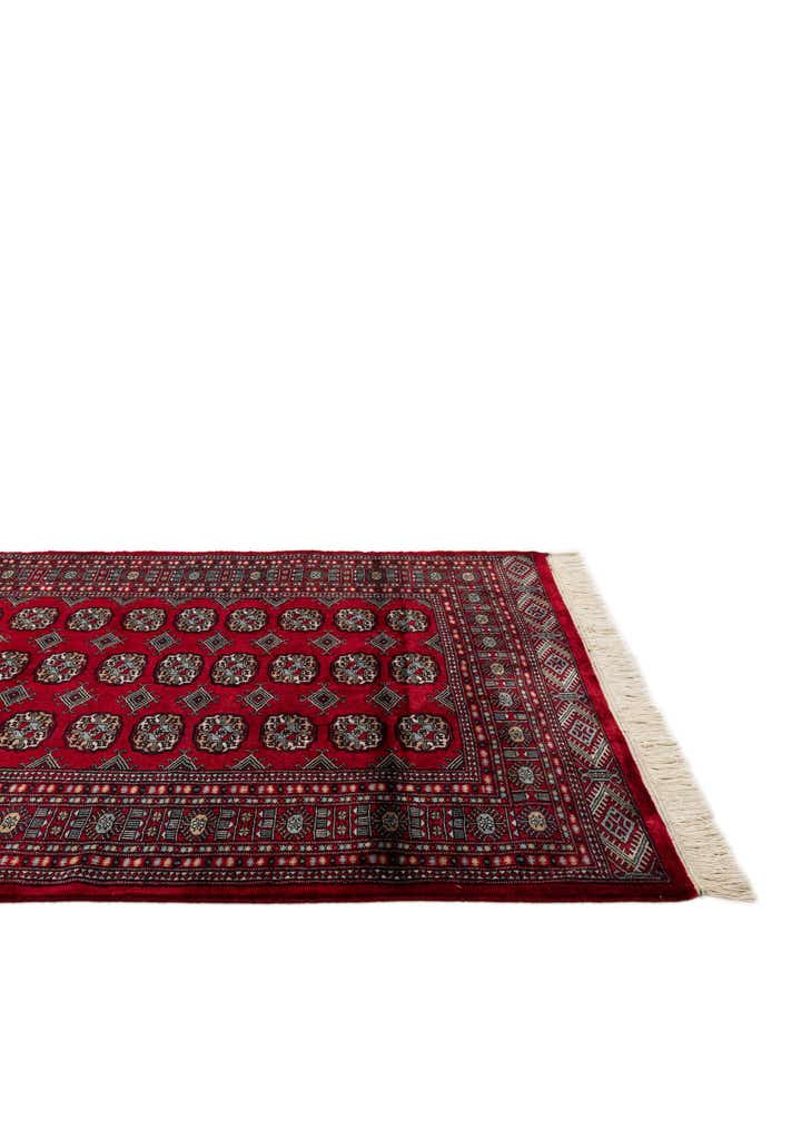 4' 4 x 5' 11 Hand Knotted Bokhara Oriental Wool Rug
