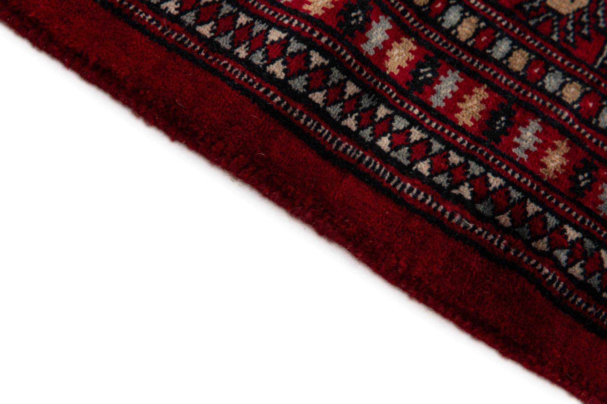 4' 4 x 5' 11 Hand Knotted Bokhara Oriental Wool Rug