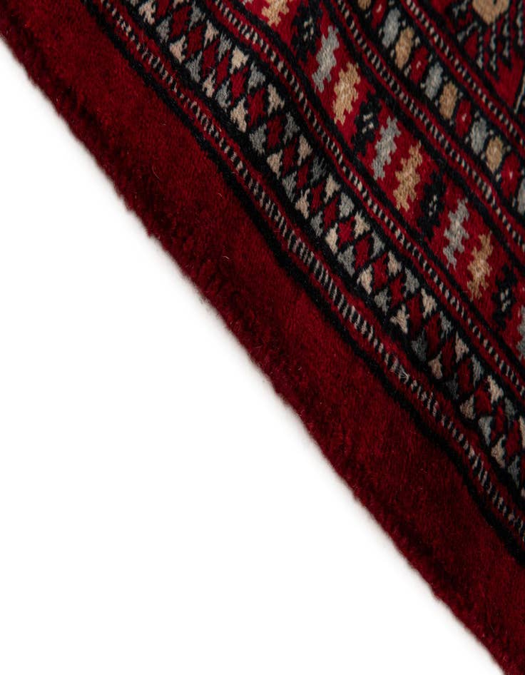 Detail image of 4' 4 x 5' 11  Hand Knotted Bokhara Oriental Wool Rug