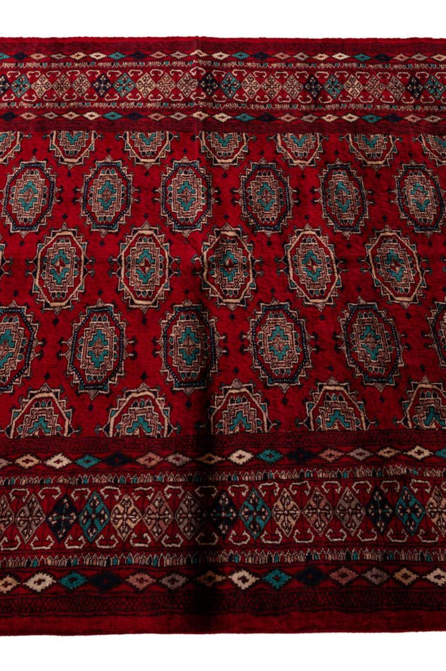 Detail image of 125cm x 185cm anudado a mano Bokhara Alfombra Oriental Lana
