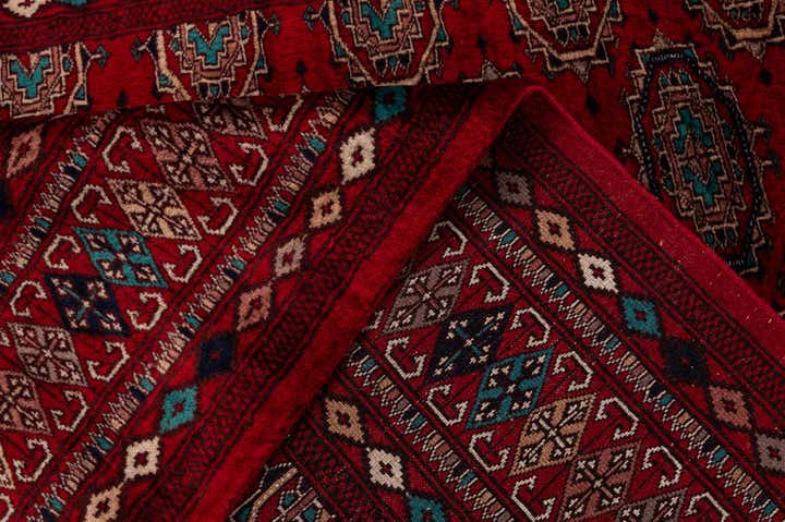 125cm x 185cm anudado a mano Bokhara Alfombra Oriental Lana