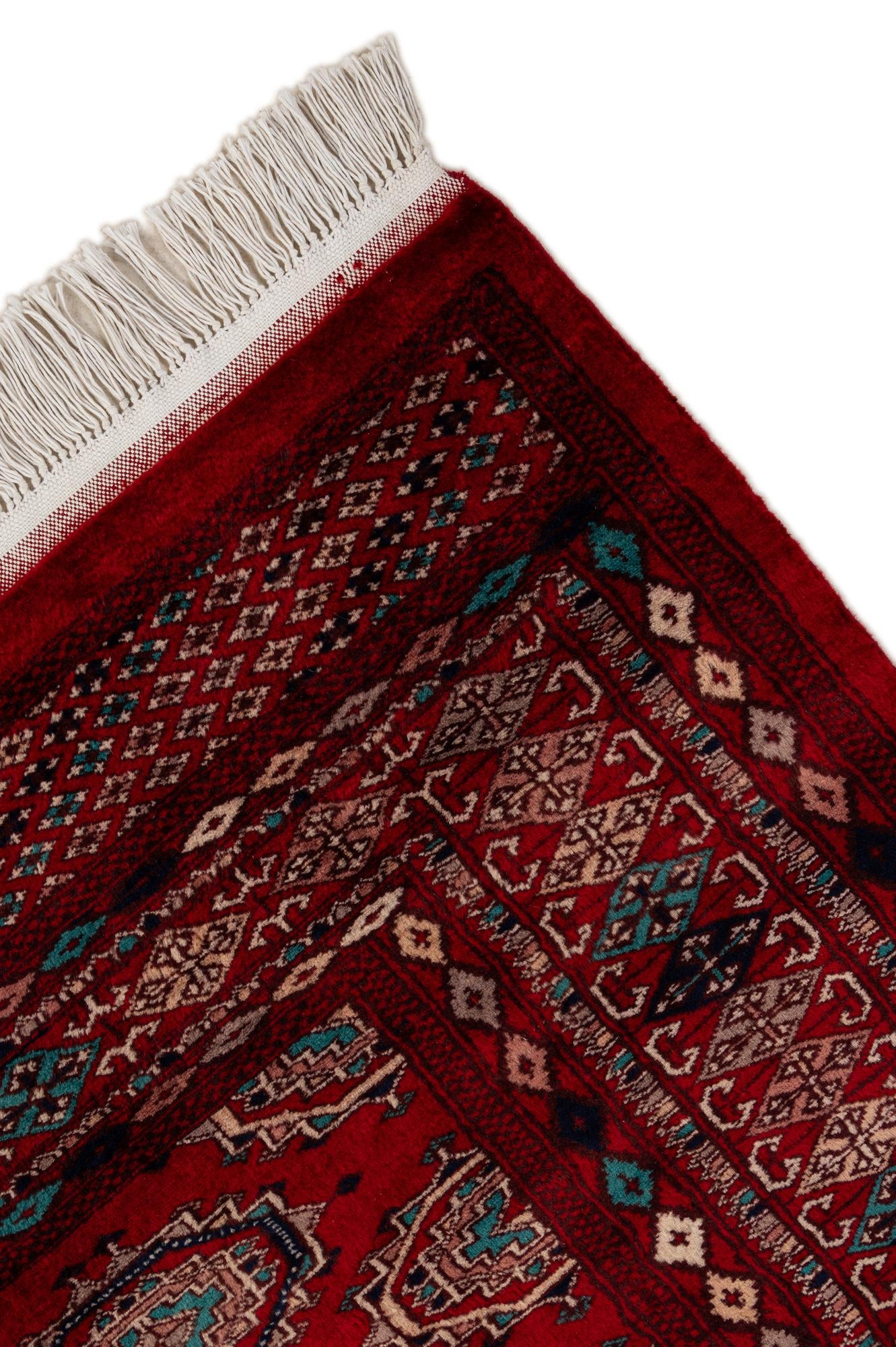 125cm x 185cm Hand Knotted Bokhara Oriental Wool Rug