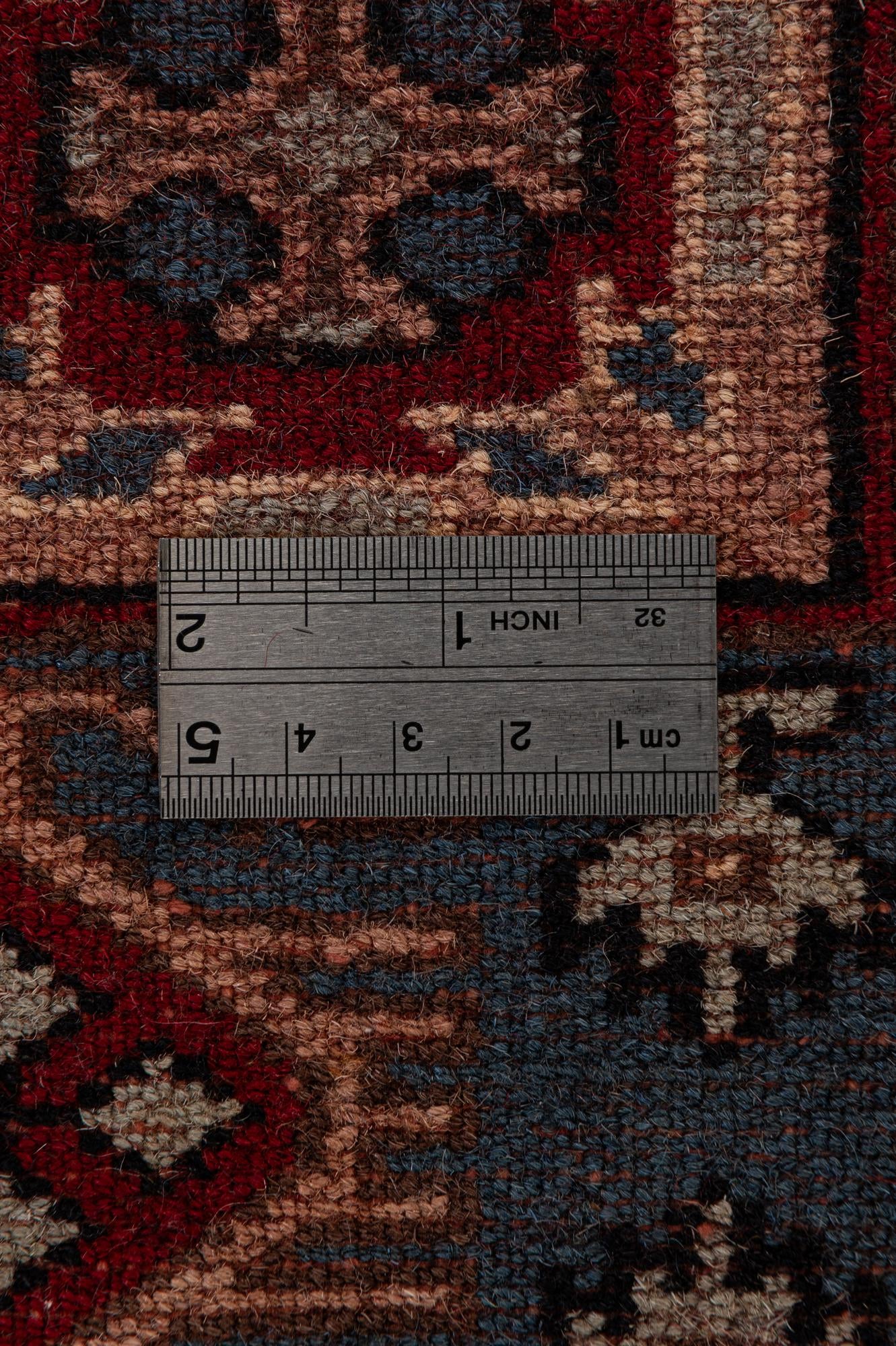 4' x 6' 3 Hand Knotted Bokhara Oriental Wool Rug
