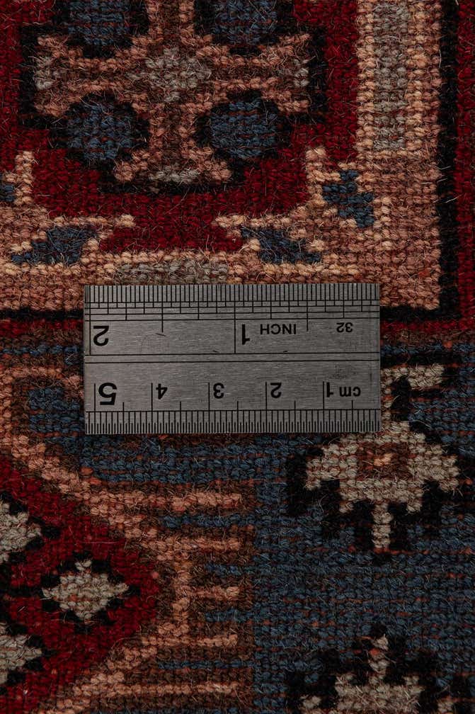 4' x 6' 3 Hand Knotted Bokhara Oriental Wool Rug