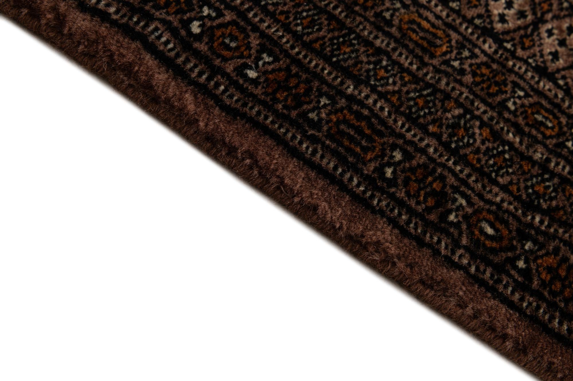 4' x 6' Hand Knotted Bokhara Oriental Wool Rug