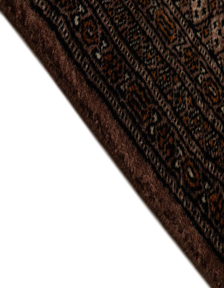 Detail image of 4' x 6'  Hand Knotted Bokhara Oriental Wool Rug