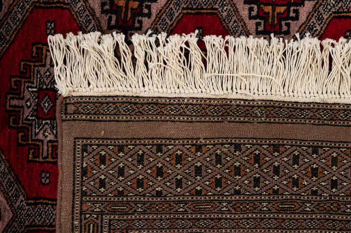 4' 3 x 6' 3 Hand Knotted Bokhara Oriental Wool Rug