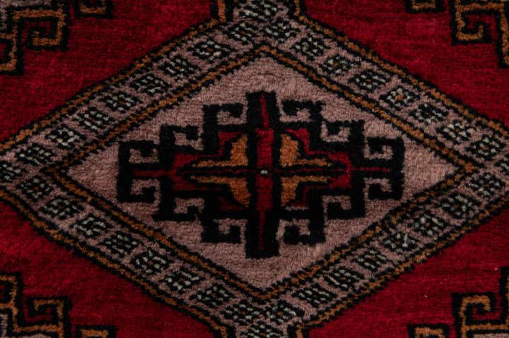 4' 3 x 6' 3 Hand Knotted Bokhara Oriental Wool Rug