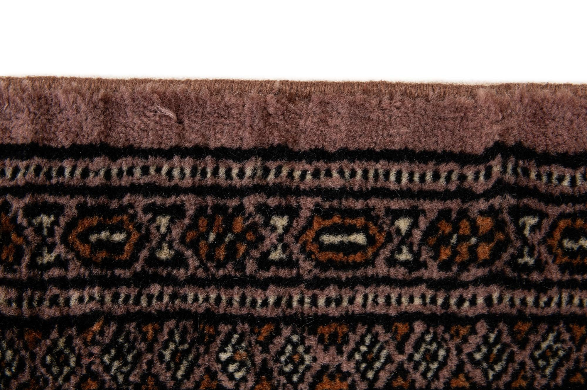 4' 3 x 6' 3 Hand Knotted Bokhara Oriental Wool Rug