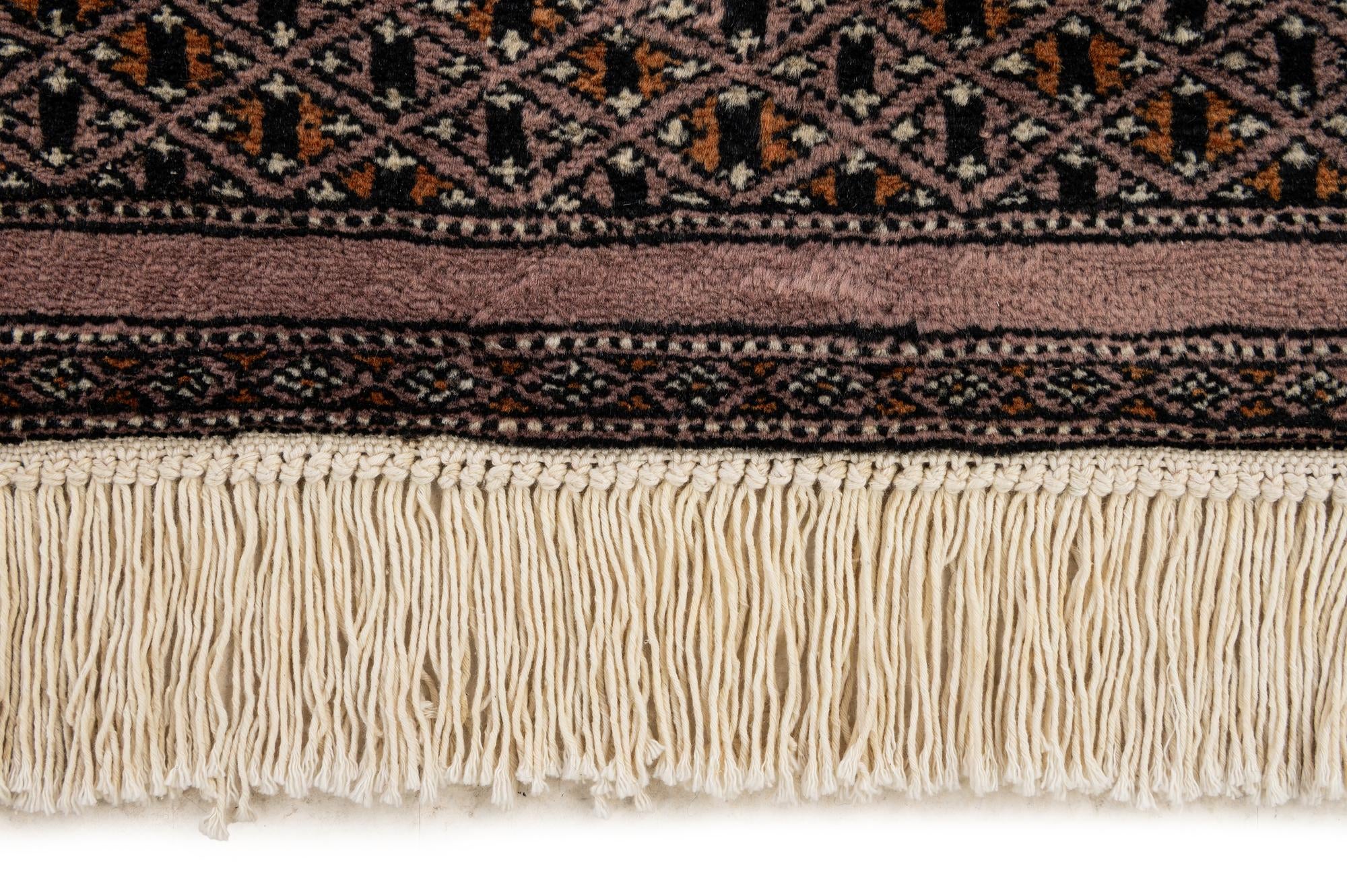 4' 3 x 6' 3 Hand Knotted Bokhara Oriental Wool Rug