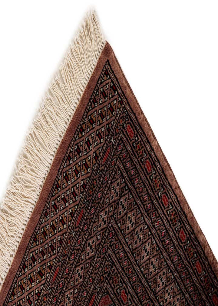 4' 1 x 5' 8 Hand Knotted Bokhara Oriental Wool Rug