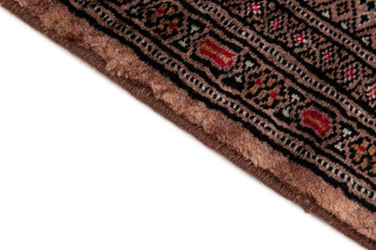 Detail image of 4' 1 x 5' 8 Hand Knotted Bokhara Oriental Wool Rug