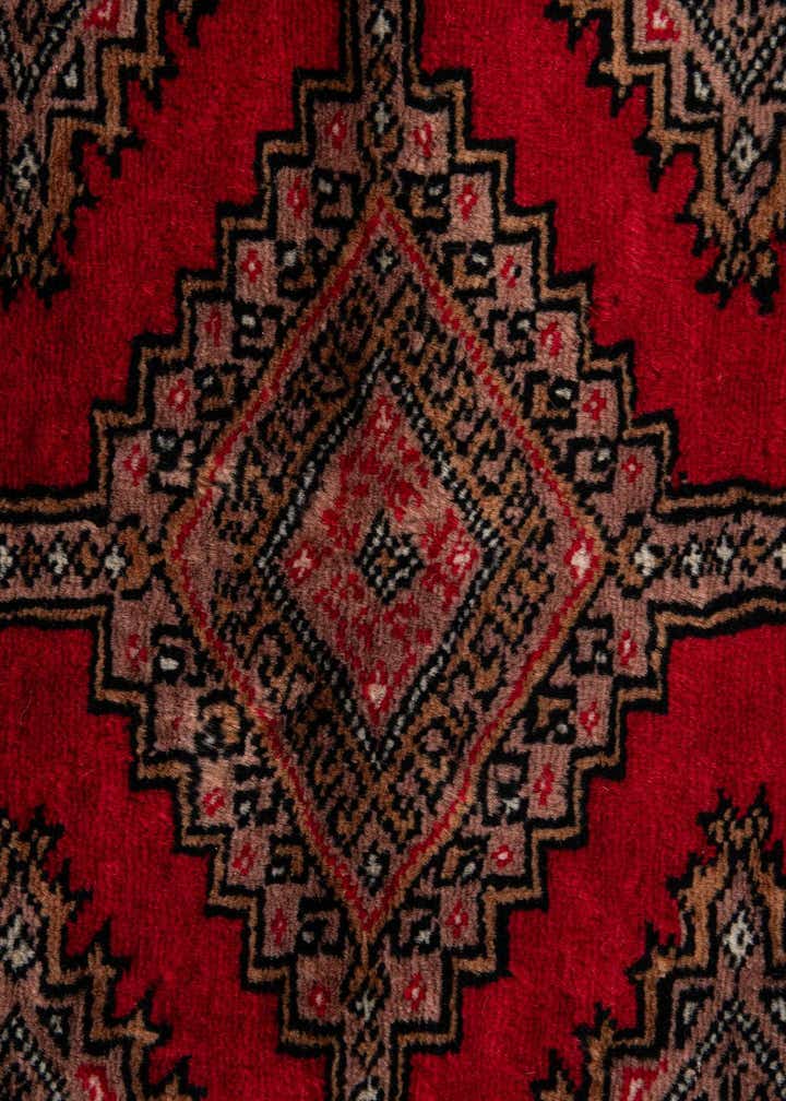 4' 1 x 5' 8 Hand Knotted Bokhara Oriental Wool Rug