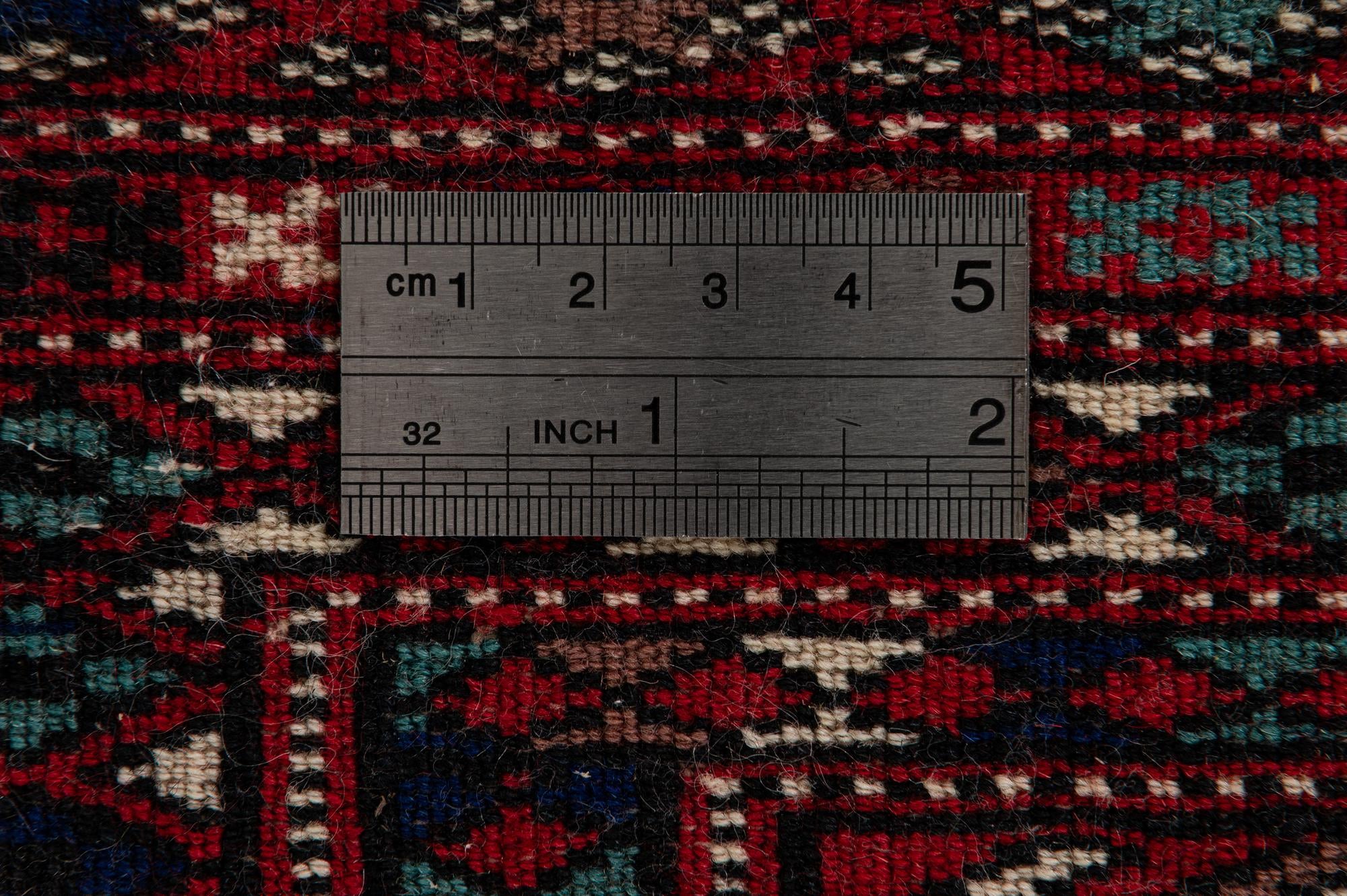 4' 3 x 6' 2 Hand Knotted Bokhara Oriental Wool Rug