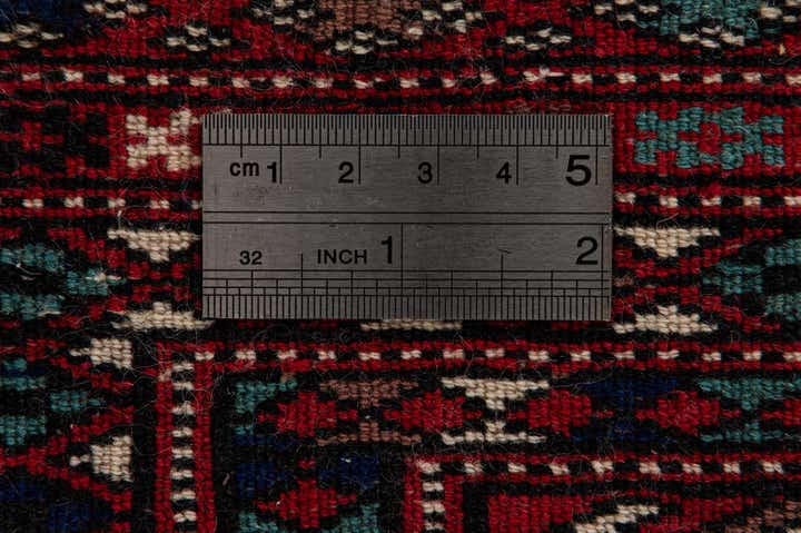 4' 3 x 6' 2 Hand Knotted Bokhara Oriental Wool Rug