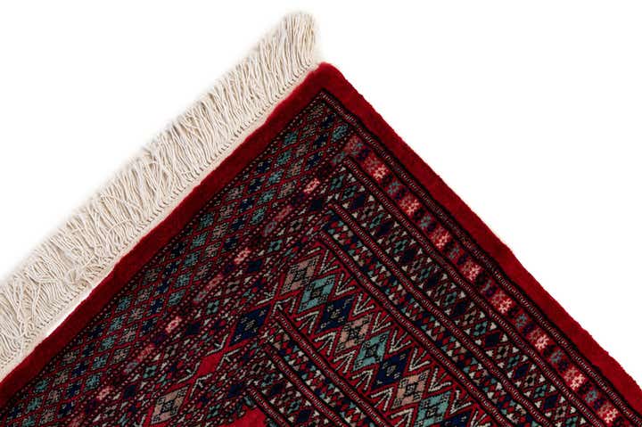 4' 3 x 6' 2 Hand Knotted Bokhara Oriental Wool Rug