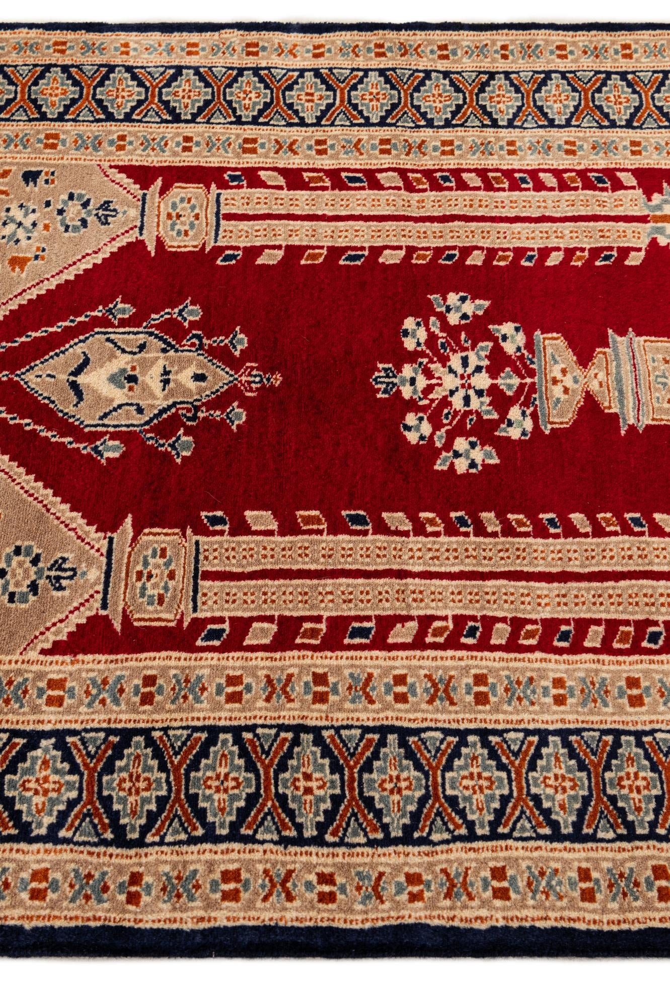 2' 8 x 4' Hand Knotted Bokhara Oriental Wool Rug