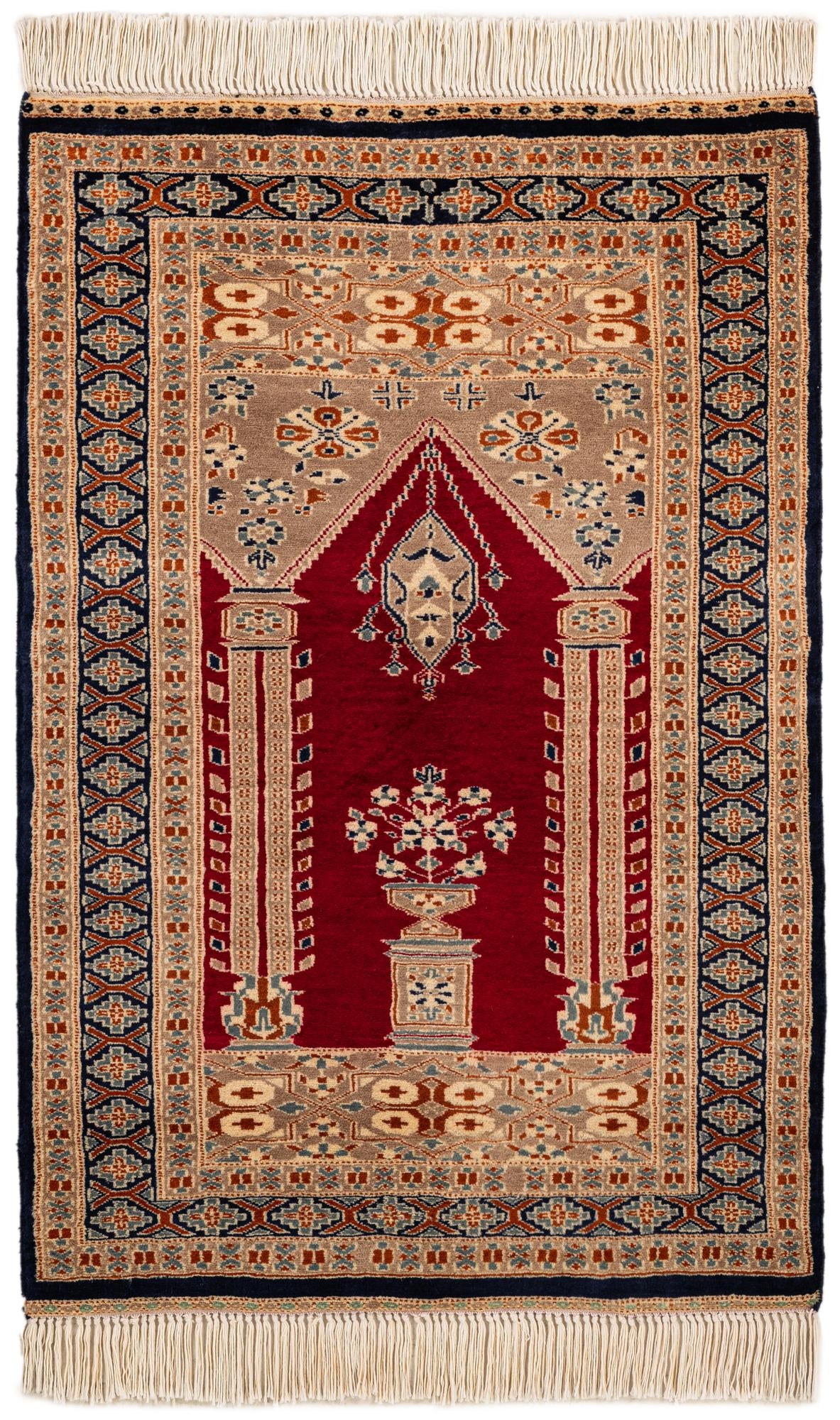 2' 8 x 4' Hand Knotted Bokhara Oriental Wool Rug