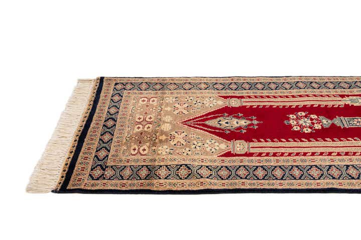 2' 8 x 4' 3 Hand Knotted Bokhara Oriental Wool Rug