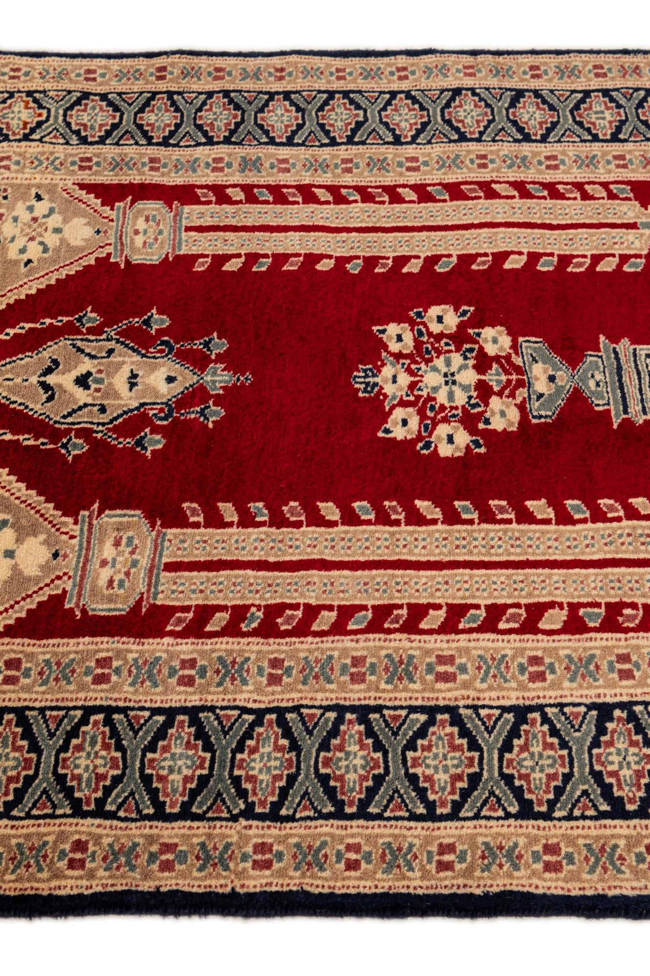 2' 8 x 4' 3 Hand Knotted Bokhara Oriental Wool Rug