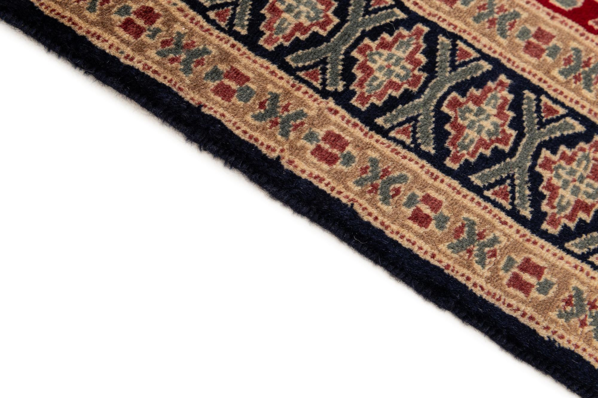 2' 8 x 4' 3 Hand Knotted Bokhara Oriental Wool Rug