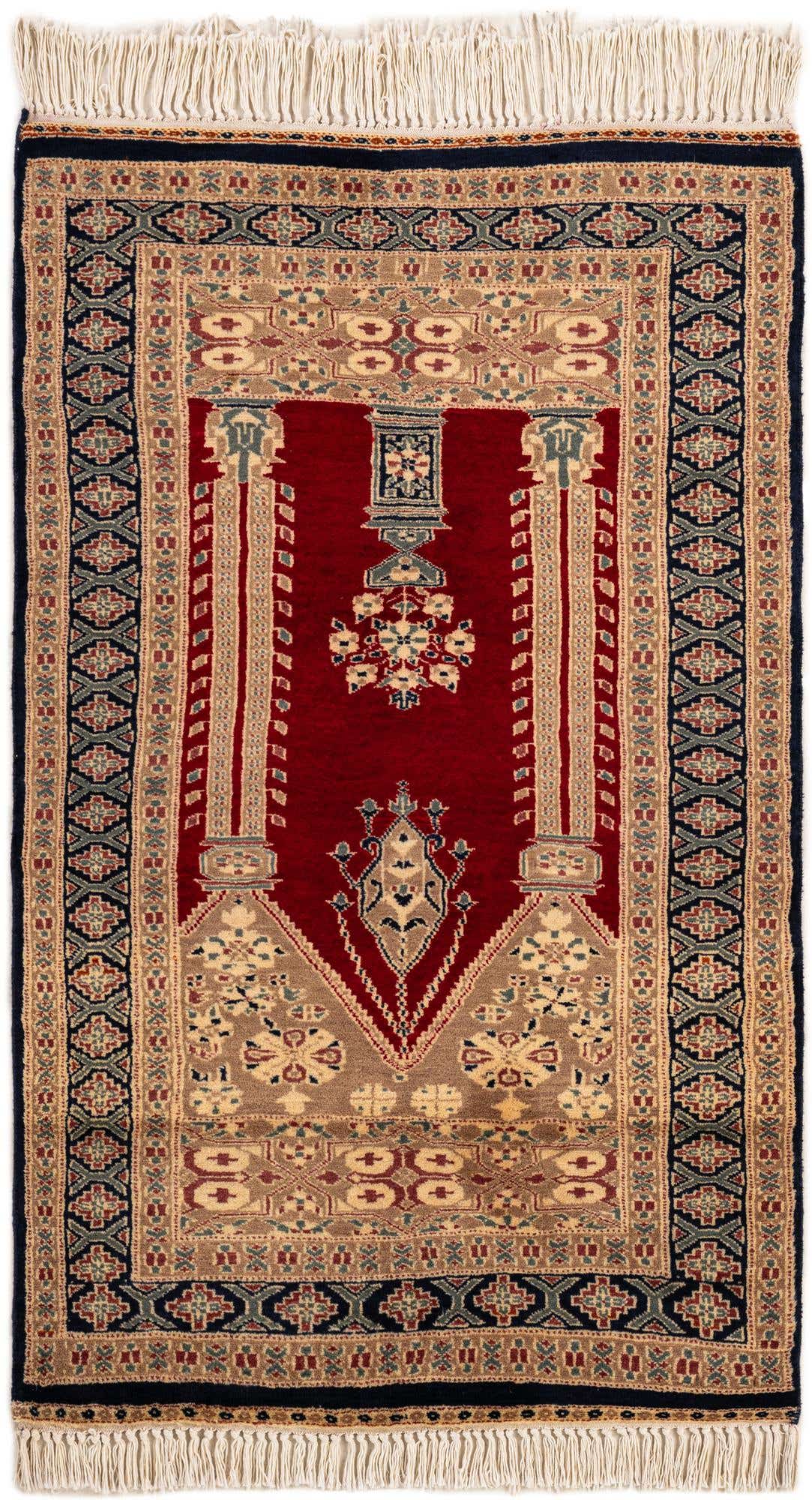 2' 8 x 4' 3 Hand Knotted Bokhara Oriental Wool Rug