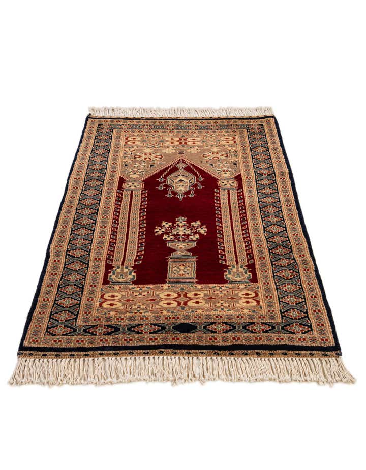 2' 8 x 4' 6 Hand Knotted Bokhara Oriental Wool Rug