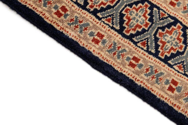 Detail image of 2' 8 x 4' 6 Hand Knotted Bokhara Oriental Wool Rug