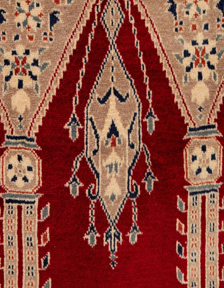 Detail image of 2' 8 x 4' 6  Hand Knotted Bokhara Oriental Wool Rug