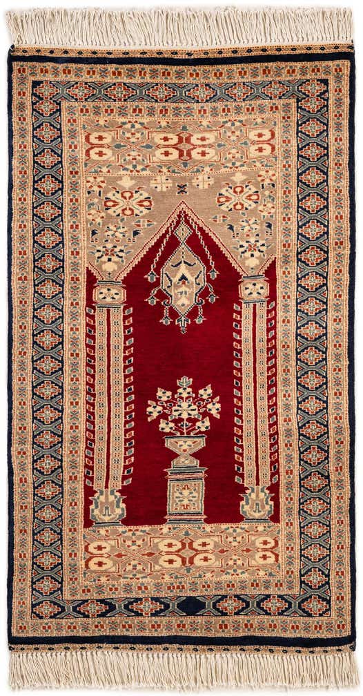 2' 8 x 4' 6 Hand Knotted Bokhara Oriental Wool Rug