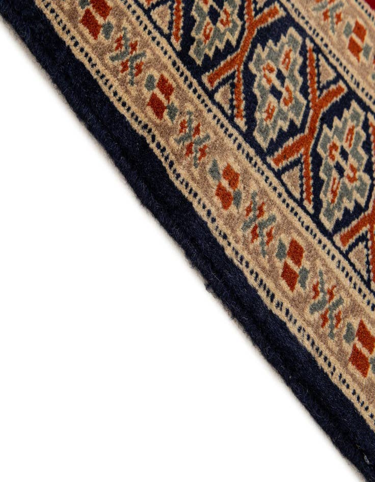 Detail image of 2' 7 x 4' 4  Hand Knotted Bokhara Oriental Wool Rug