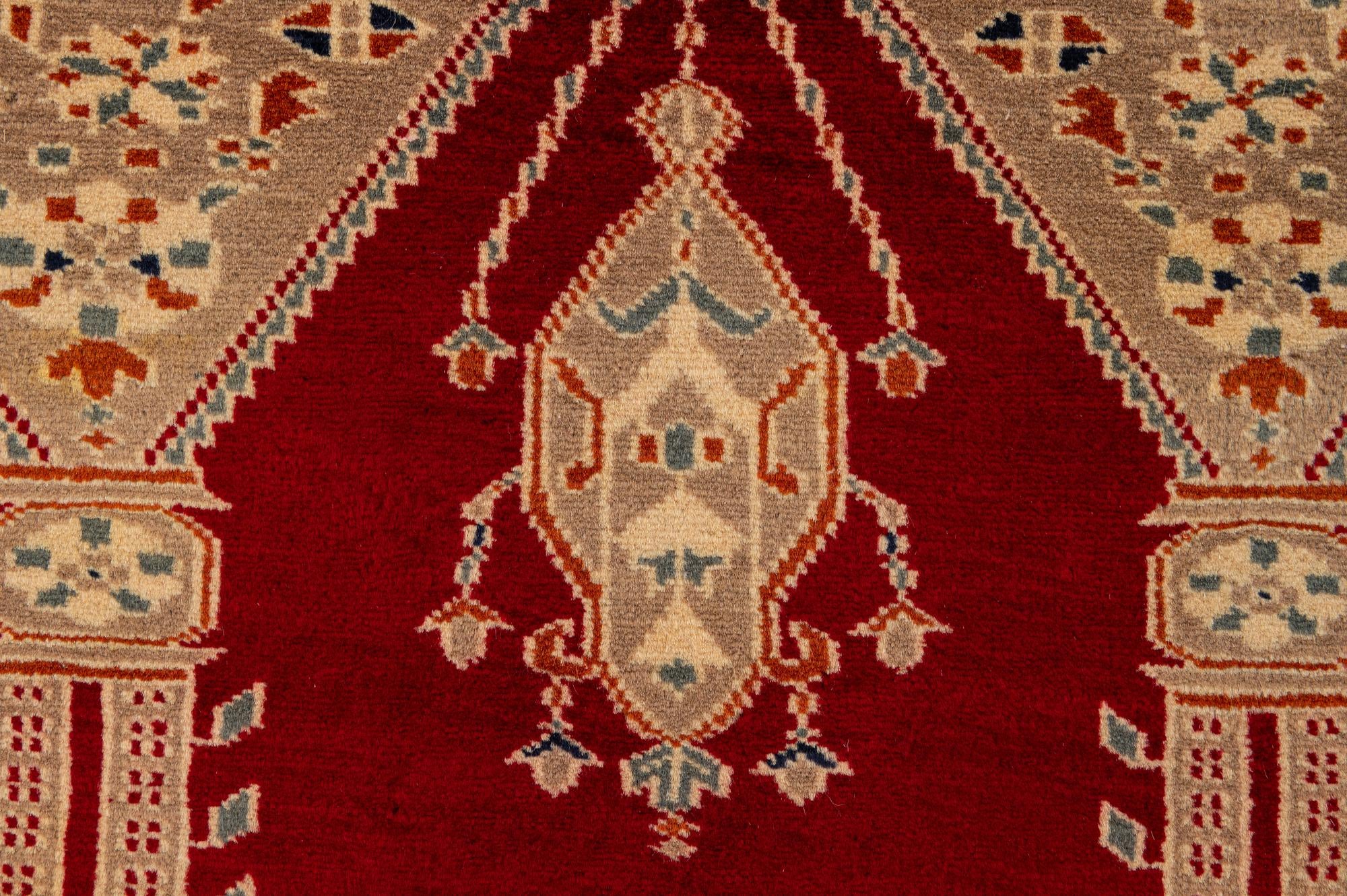2' 7 x 4' 4 Hand Knotted Bokhara Oriental Wool Rug