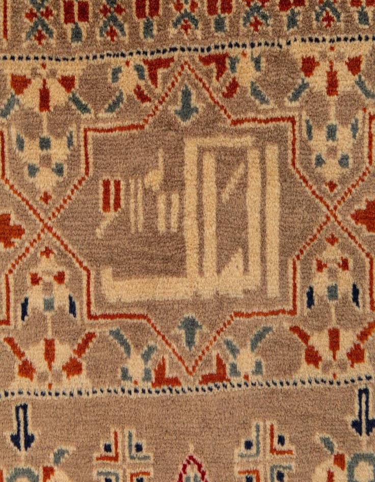 Detail image of 2' 7 x 4' 4  Hand Knotted Bokhara Oriental Wool Rug
