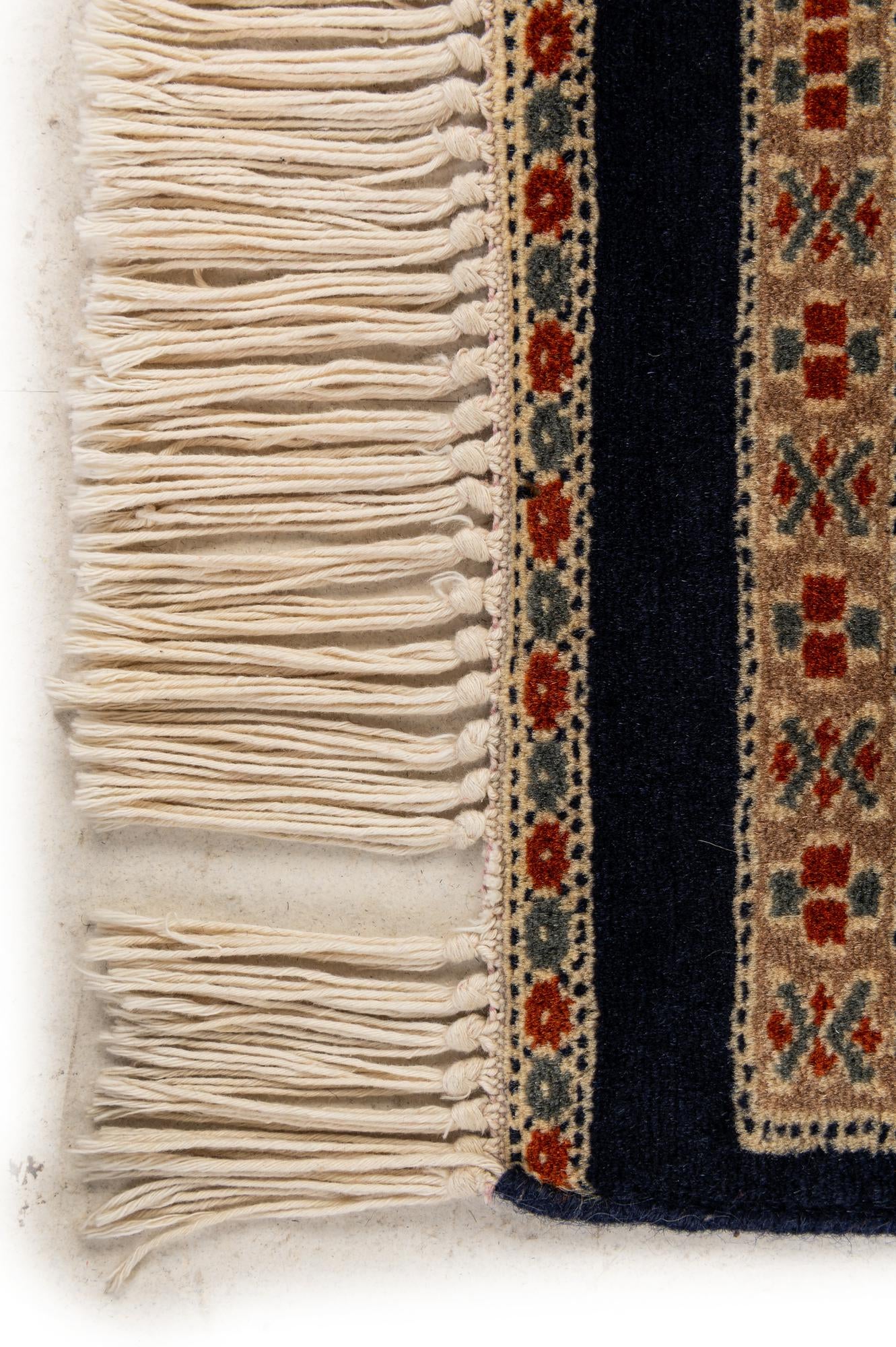2' 7 x 4' 4 Hand Knotted Bokhara Oriental Wool Rug