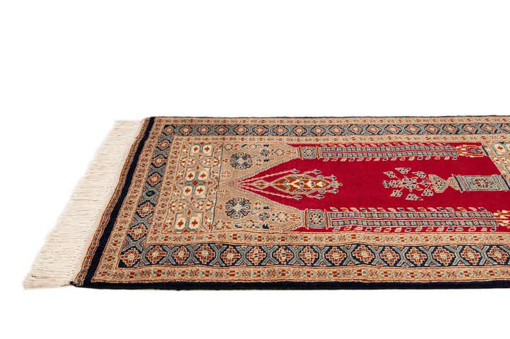 2' 9 x 4' 1 Hand Knotted Bokhara Oriental Wool Rug