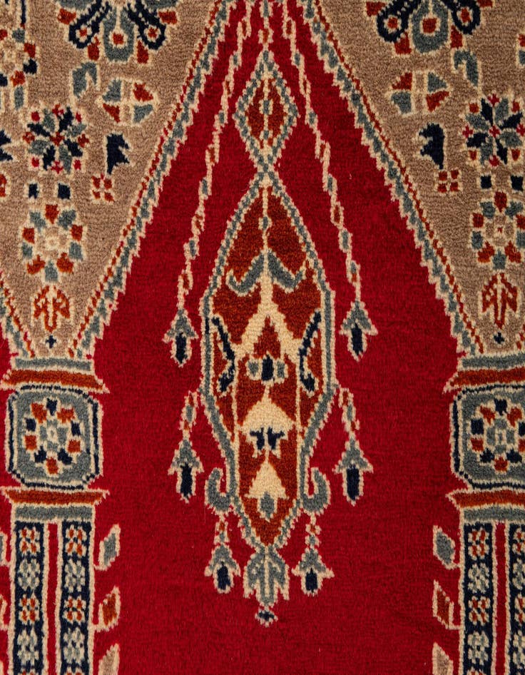Detail image of 2' 9 x 4' 1  Hand Knotted Bokhara Oriental Wool Rug