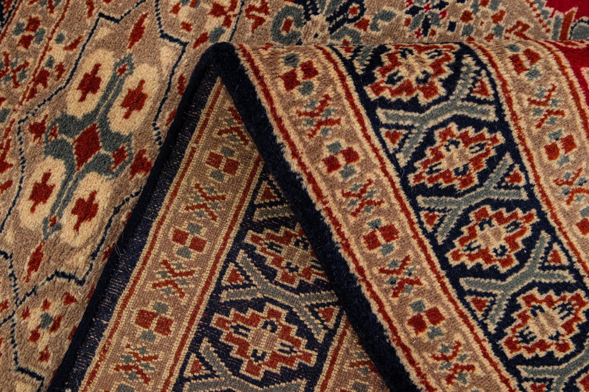 2' 9 x 4' 1 Hand Knotted Bokhara Oriental Wool Rug