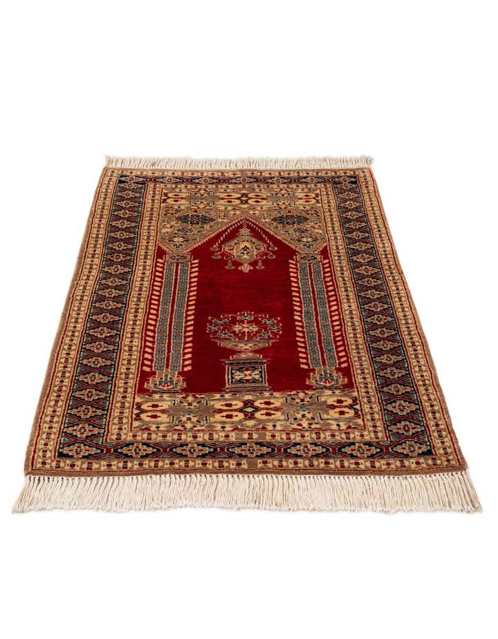 2' 8 x 3' 11 Hand Knotted Bokhara Oriental Wool Rug